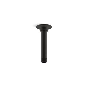 6" ceiling-mount single-function rainhead arm and flange - K-7394-BL