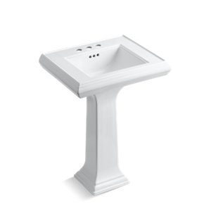 Memoirs® Classic 24" pedestal bathroom sink with 4" centerset faucet holes - K-2238-4-0