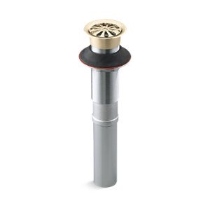 Bathroom sink grid drain without overflow - K-7129-AF