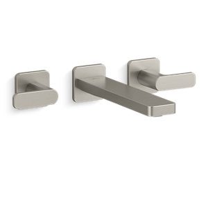 Parallel® Wall-mount bathroom sink faucet trim - K-T27120-4-BN