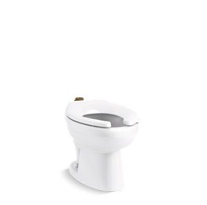 Juvenile Ultra Floor-mount top spud antimicrobial flushometer bowl - K-96059-SS-0
