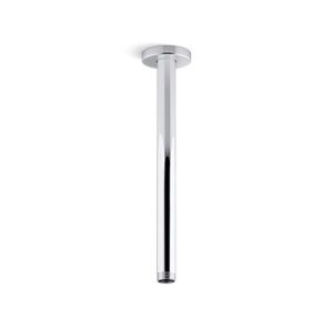 Statement 12" ceiling-mount single-function rainhead arm and flange - K-26321-CP