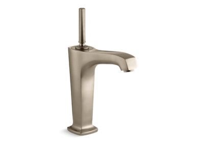 Margaux® Tall Single-hole bathroom sink faucet with 6-3/8" spout and lever handle - K-16231-4-BV