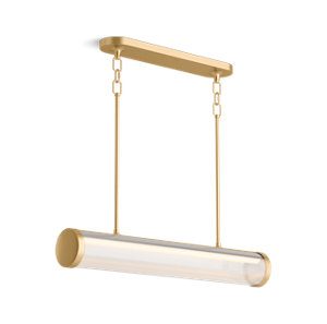 Purist® 34" LED linear chandelier - K-27267-CHLED-2GL