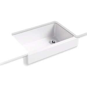 Whitehaven® 32-1/2" undermount single-bowl farmhouse kitchen sink - K-5826-0