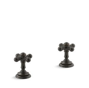 Artifacts® Cross bathroom sink faucet handles - K-98068-3-2BZ