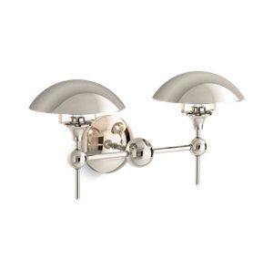 Vorleigh® Two-light sconce - K-27945-SC02-SNL
