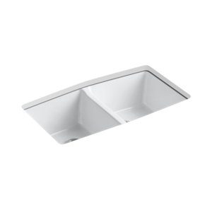 Brookfield 33" x 22" x 9-5/8" undermount double-equal kitchen sink - K-5846-5U-0