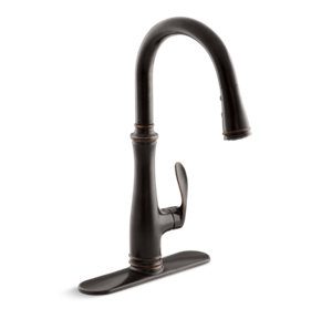 Bellera® Pull-down kitchen sink faucet with three-function sprayhead - K-560-2BZ