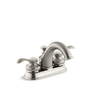 Fairfax® Centerset bathroom sink faucet with lever handles - K-12266-4-BN