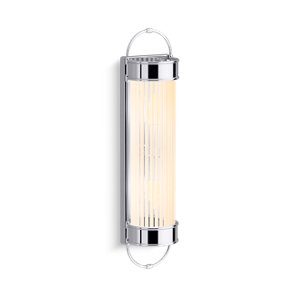 Terret 21" two-light bath bar - K-27752-SC02-CPL