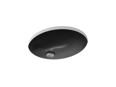 Caxton® Oval 15" x 12" undermount bathroom sink - K-2209-7