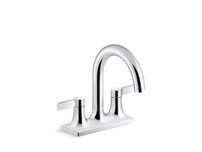 Venza® Centerset bathroom sink faucet, 0.5 gpm - K-28124-4N-CP