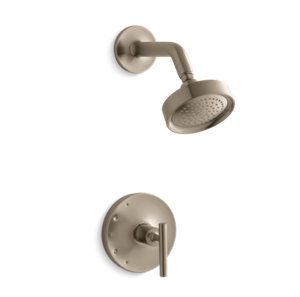 Purist® Rite-Temp® shower trim kit with lever handle, 2.5 gpm - K-TS14422-4-BV