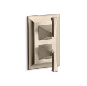 Memoirs® Stately MasterShower® temperature and volume control valve trim - K-T10422-4V-BV