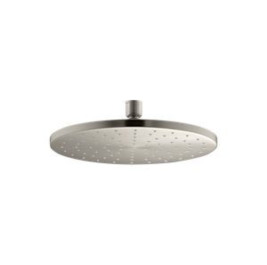 Contemporary Round 10" 1.75 gpm rainhead with Katalyst® air-induction technology - K-13689-G-BN