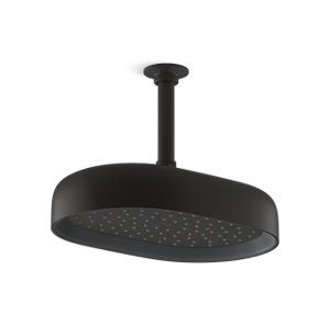 Statement Oblong 10" 2.5 gpm rainhead with Katalyst® air-induction technology - K-26293-BL