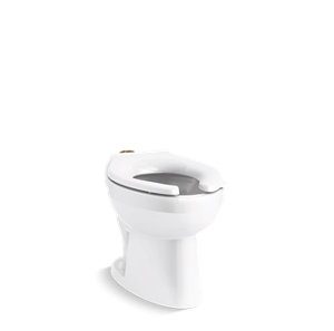 Wellcomme Ultra Floor-mount top spud flushometer bowl - K-96053-0