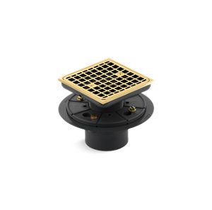 Clearflo Square design tile-in shower drain - K-9136-PB