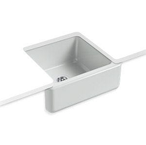 Whitehaven® 23-1/2" undermount single-bowl farmhouse kitchen sink - K-5665-95