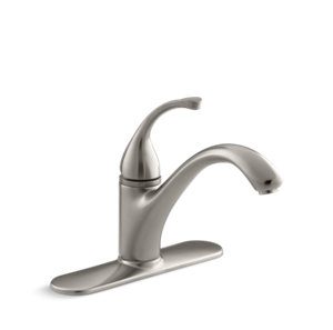 Forté® 3-hole kitchen sink faucet with 9-1/16" spout - K-10411-VS