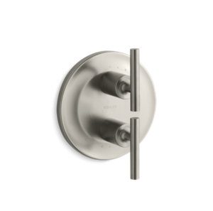 Purist® Valve trim with lever handles for stacked valve, requires valve - K-T14489-4-BN