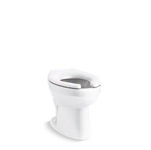 Wellcomme Ultra Floor-mount rear spud flushometer bowl - K-96054-0