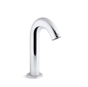 Oblo® Touchless faucet with Kinesis sensor technology and temperature mixer, DC-powered - K-104B77-SANA-CP