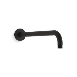 Statement 16" wall-mount single-function rainhead arm and flange - K-26322-BL