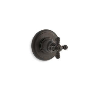 Artifacts® MasterShower® transfer valve trim with cross handle - K-T72770-3-2BZ