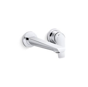 Avid® Single-handle wall-mount bathroom sink faucet - K-97358-4-CP