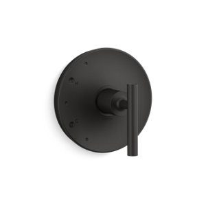 Purist® Rite-Temp® valve trim with lever handle - K-TS14423-4-BL