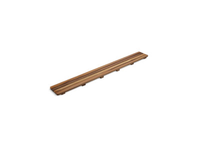 Groove® Teak drain cover 48" receptor - K-9336-NA