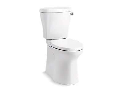 Betello® Comfort Height® Two-piece elongated 1.28 gpf chair height toilet with right-hand trip lever - K-20197-RA-0
