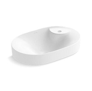 Chalice Vessel bathroom sink with single faucet hole - K-31705-1-0