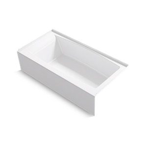 Elmbrook 60" x 30-1/4" alcove bath with integral apron and right drain - K-R23217-RA-0