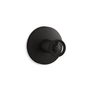 Components® Rite-Temp® shower valve trim with Industrial handle - K-TS78015-9-BL