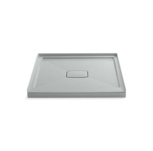 Archer® 42" x 42" single-threshold center drain shower base with removable cover - K-9393-95
