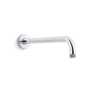 Statement 16" wall-mount single-function rainhead arm and flange - K-26322-CP