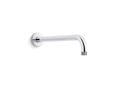 Statement 16" wall-mount single-function rainhead arm and flange - K-26322-CP