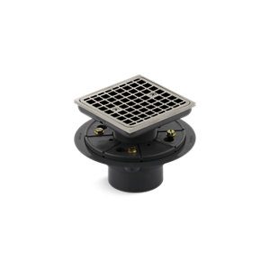 Clearflo Square design tile-in shower drain - K-9136-BN