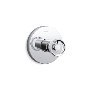 Components® Rite-Temp® shower valve trim with Industrial handle - K-TS78015-9-CP