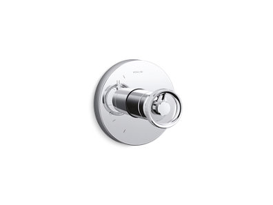 Components® Rite-Temp® shower valve trim with Industrial handle - K-TS78015-9-CP