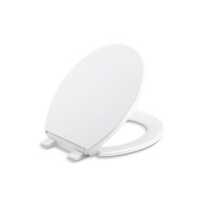 Brevia Quick-Release round-front toilet seat - K-4775-0