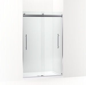 Elmbrook Frameless sliding shower door, 73-9/16" H x 44-5/8 - 47-5/8" W, with 5/16" thick Crystal Clear glass - K-706852-8L-SHP