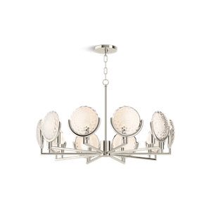 Arendela® Ten-light chandelier - K-29380-CH10B-SNL