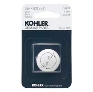 White Plug Button - K-GP78205-0
