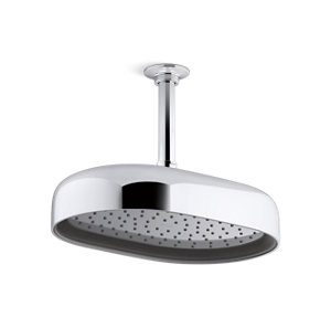 Statement Oblong 10" 2.5 gpm rainhead with Katalyst® air-induction technology - K-26293-CP
