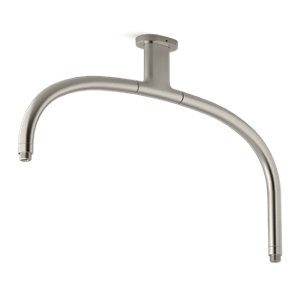 Statement Ceiling-mount single-function dual rainhead arm - K-26305-BN