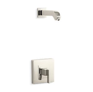 Loure® Rite-Temp® shower valve trim with lever handle, less showerhead - K-TLS14670-4-SN